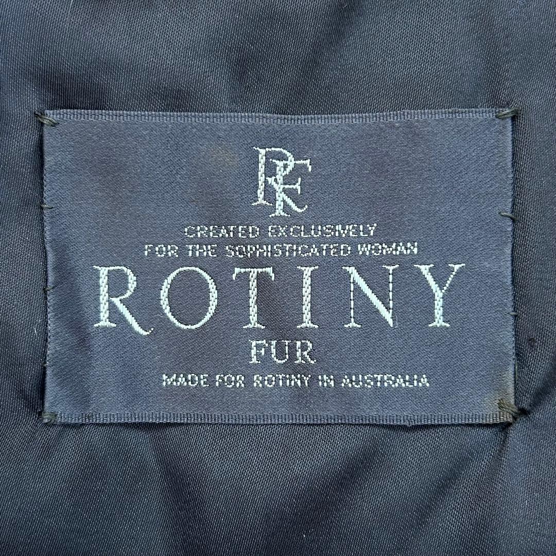 【美品】ROTINY ミンクファーコート オーストラリア製 ブラウン 毛皮 13