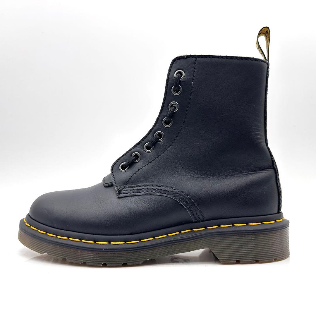 【美品】ドクターマーチン 1460 フロントジップ ブラック 8ホール