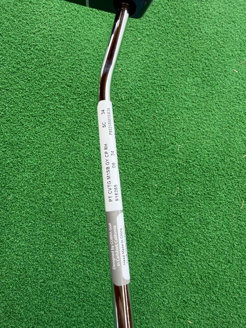 【新品未使用】COBRA Nova Vintage パター　右用