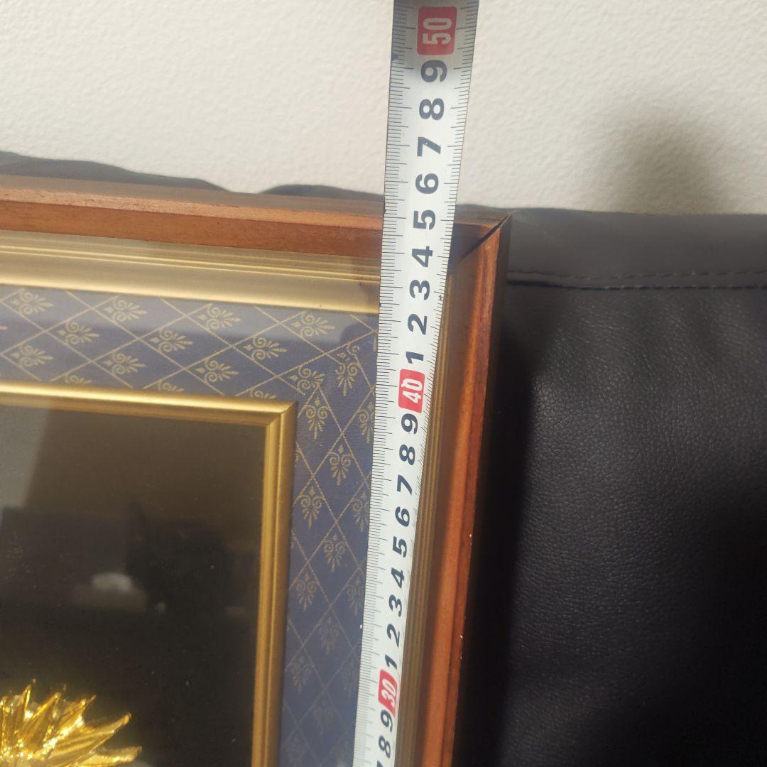 金メッキ 孝之作 龍 昇龍 縁起物 開運 福寿 額縁 絵画