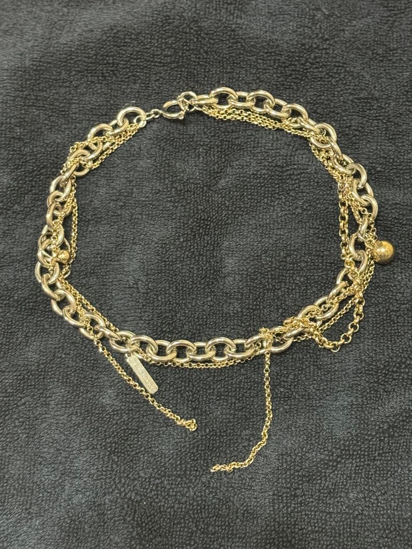 Justine Clenquet シルバー/ゴールド　チョーカー　ネックレス