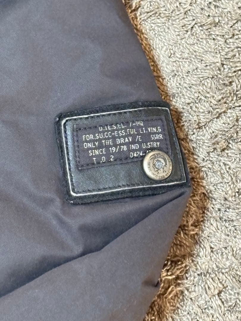 00s archive diesel ファー付き　ダウンジャケット　y2k 短丈