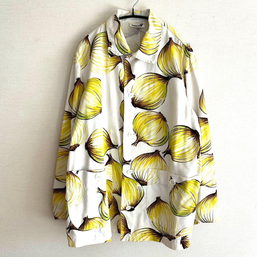 HAI SPORTING GEAR タマネギ総柄 コットンジャケット M