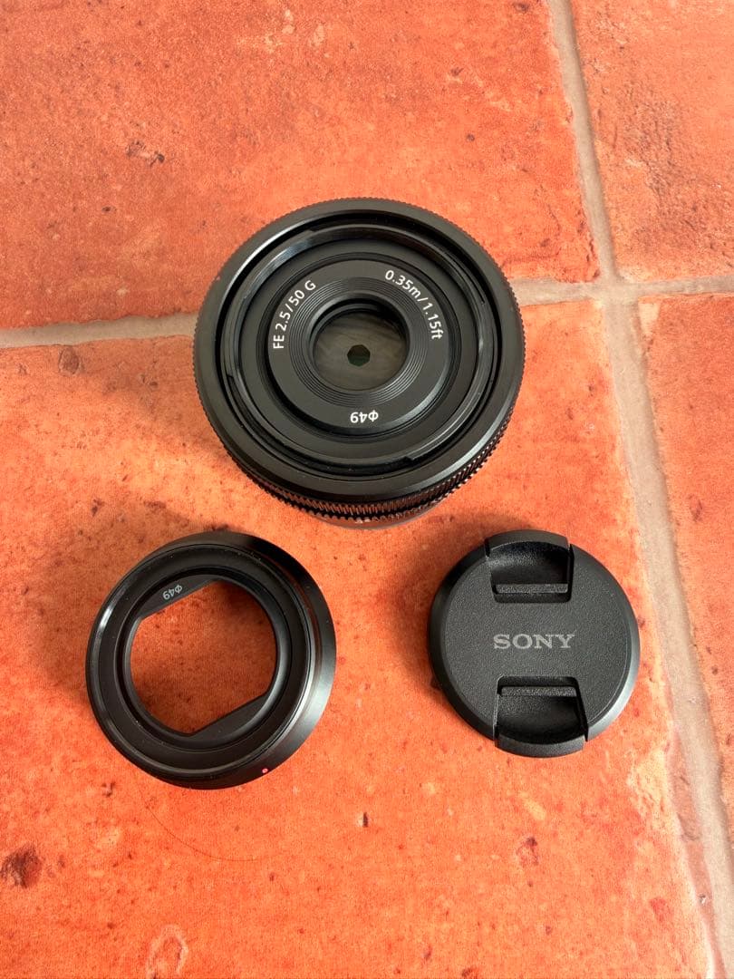 SONY FE 2.5/50 G レンズ