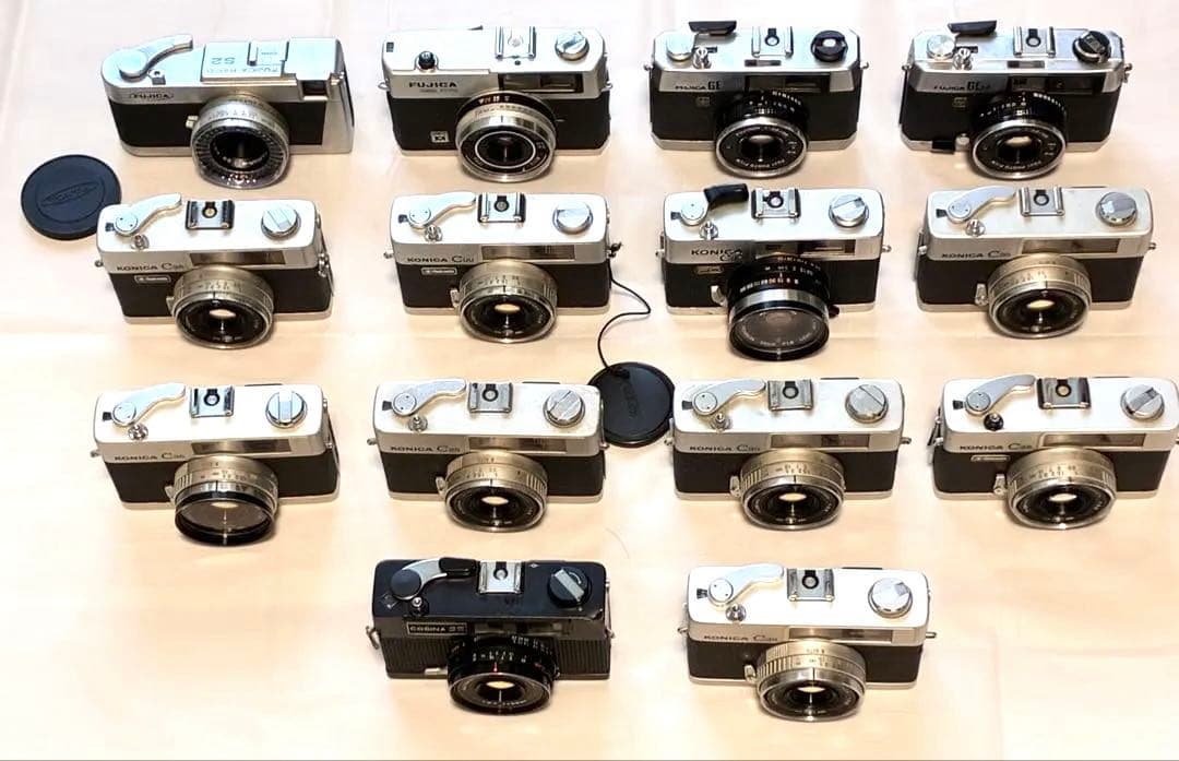 フィルムカメラ 14台セット　Konica C35／Fujica／Cosina