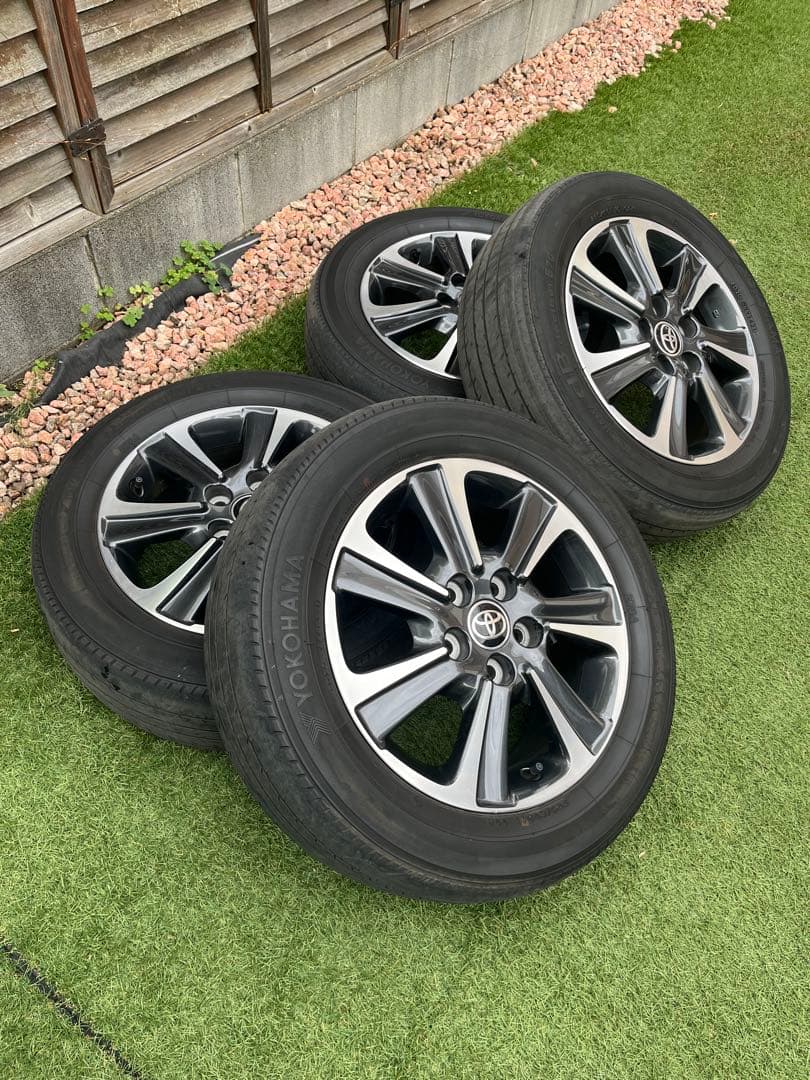 【直接受け渡し限定】80ヴォクシー後期　純正アルミホイール&タイヤ4本セット