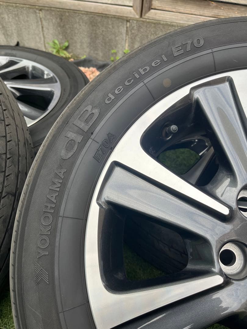 【直接受け渡し限定】80ヴォクシー後期　純正アルミホイール&タイヤ4本セット