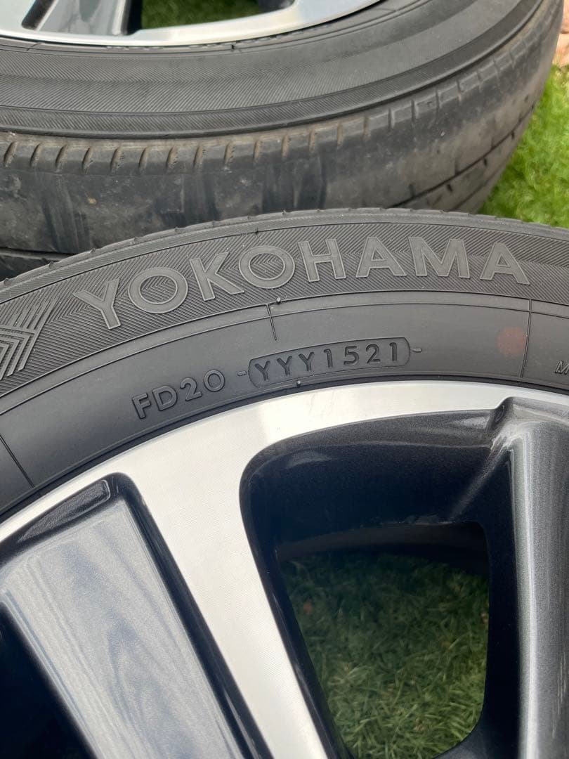 【直接受け渡し限定】80ヴォクシー後期　純正アルミホイール&タイヤ4本セット