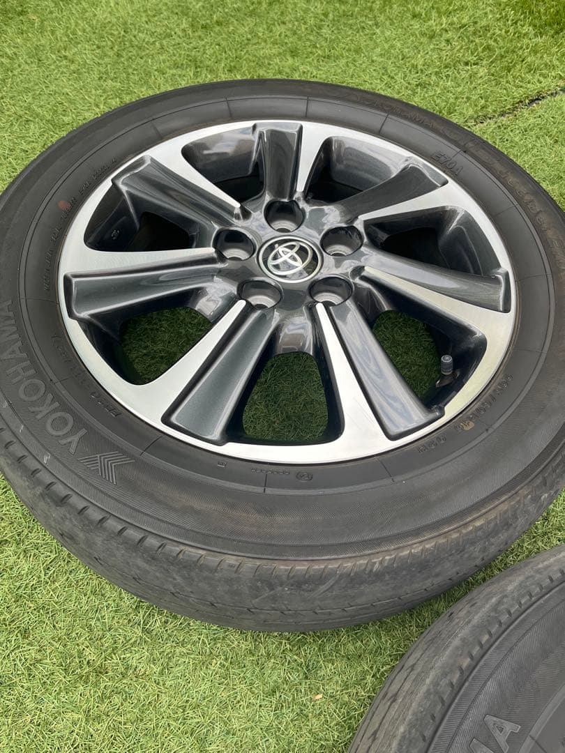 【直接受け渡し限定】80ヴォクシー後期　純正アルミホイール&タイヤ4本セット