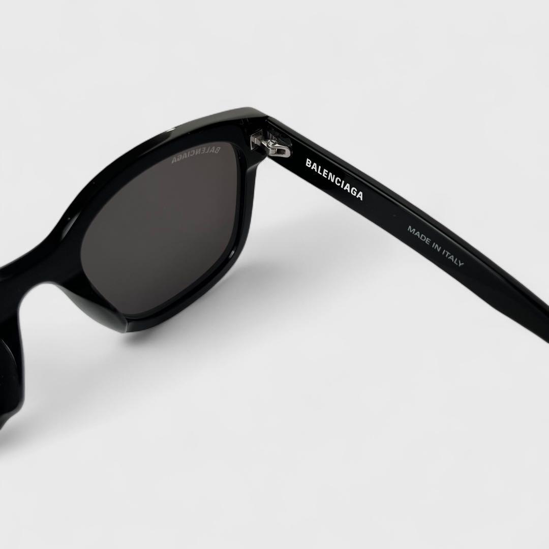 美品 バレンシアガ エブリデイ スクエア サングラス メガネ 眼鏡 ブラック