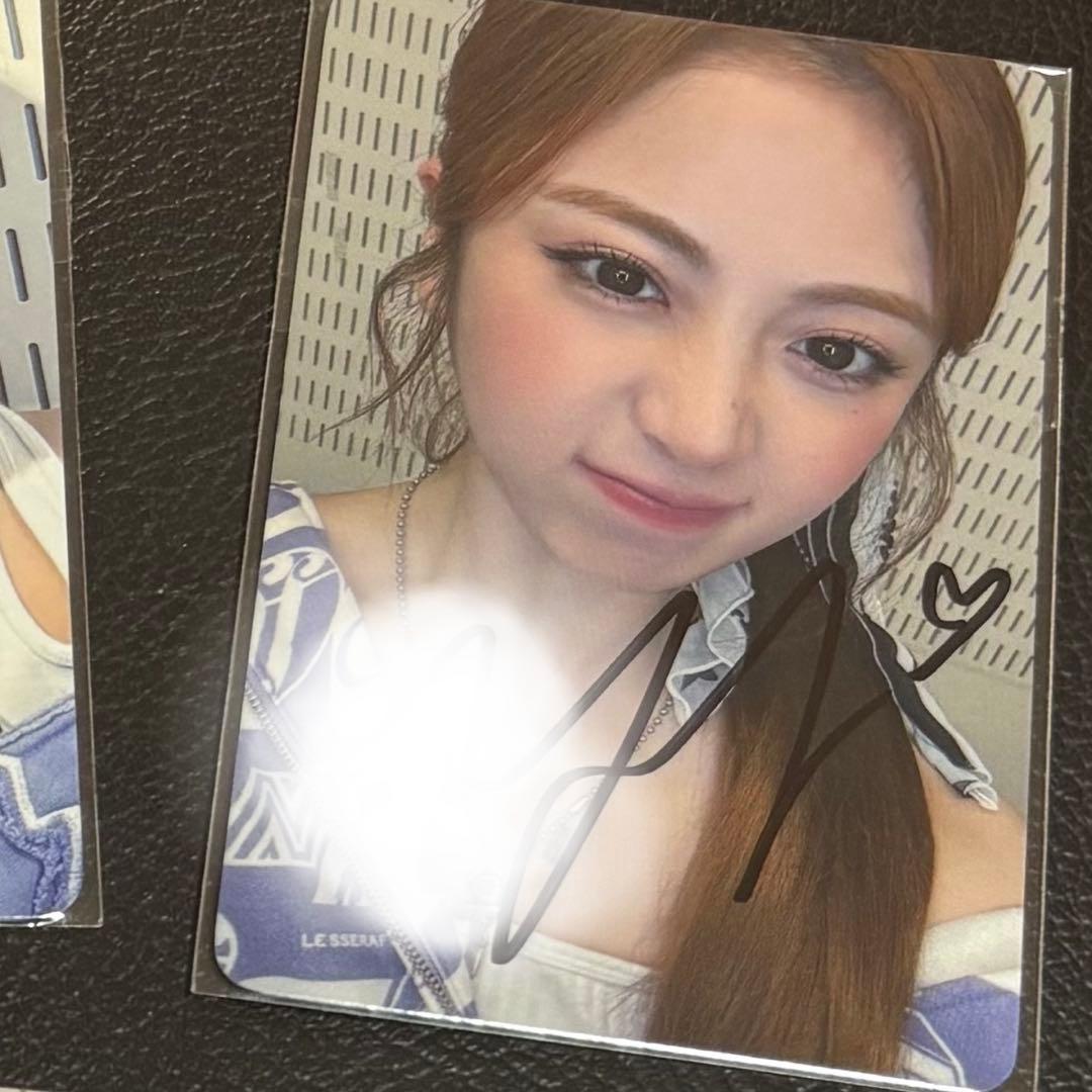 LE SSERAFIM SPAGHETTI weverse 直筆サイン ユンジン