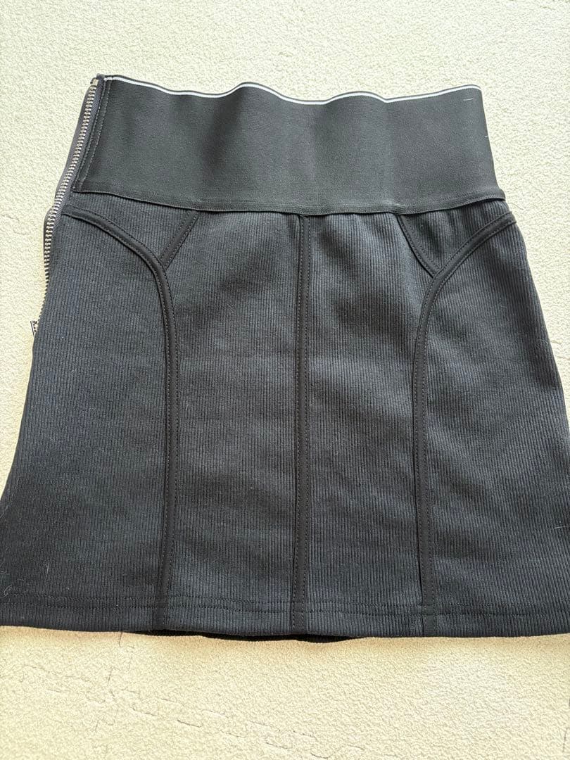 alexanderwang 黒 タイトスカート ジッパー付き