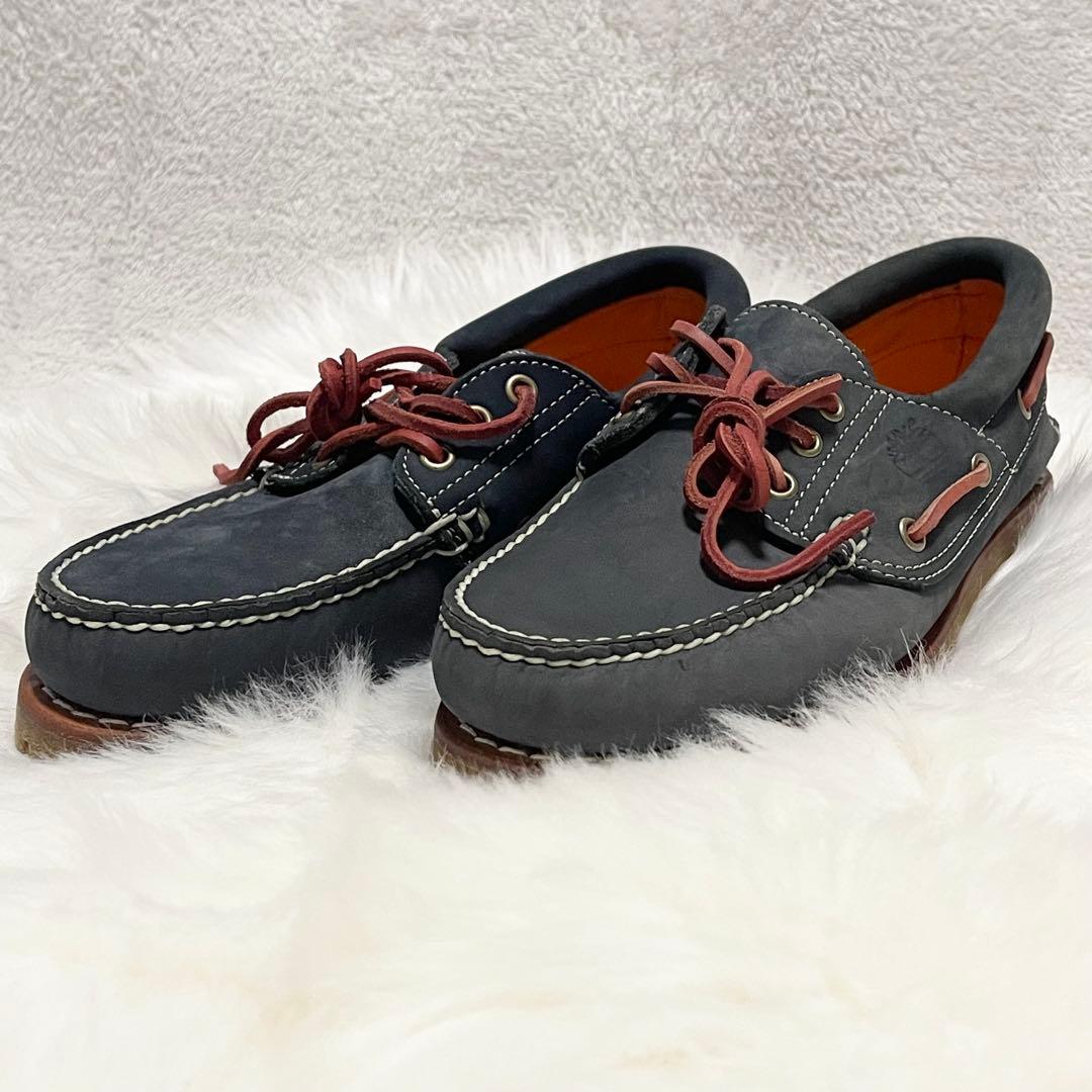 Timberland ティンバーランド デッキシューズ モカシン ネイビー