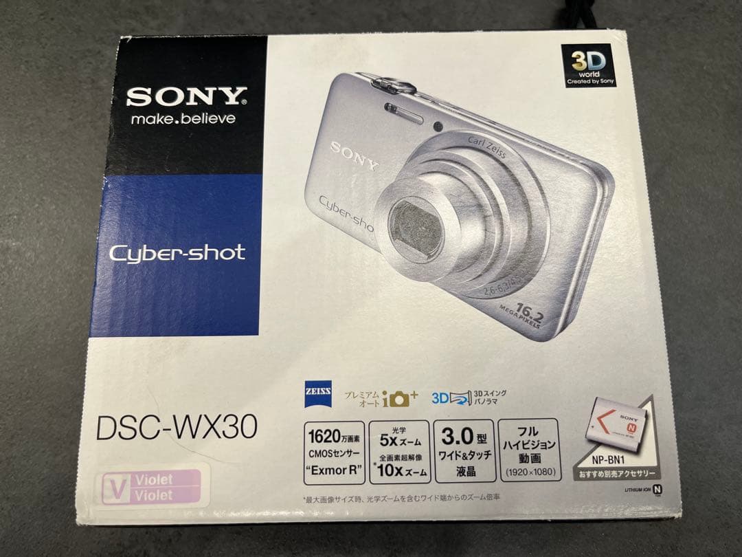 SONY Cyber-shot DSC-WX30 パープル