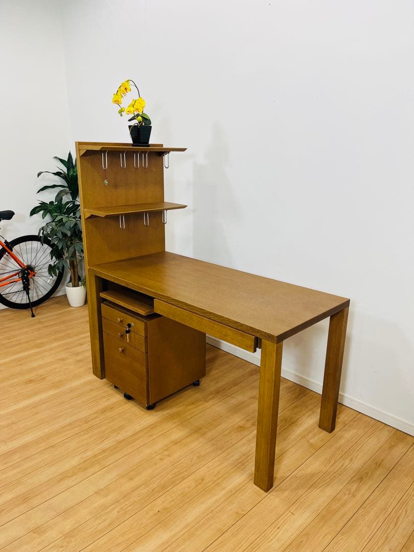 今*川様 カリモク　学習机　袖机　本棚