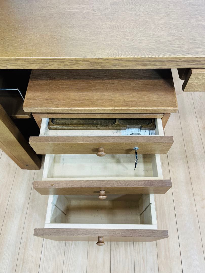 今*川様 カリモク　学習机　袖机　本棚