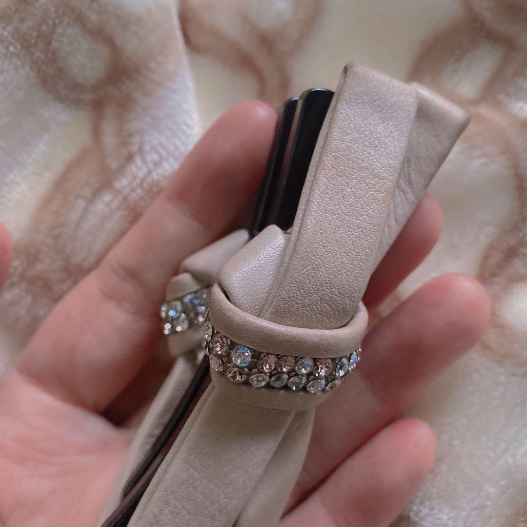 Complex Biz コンプレックスビズ　ビジュー　レザー　スワロフスキー