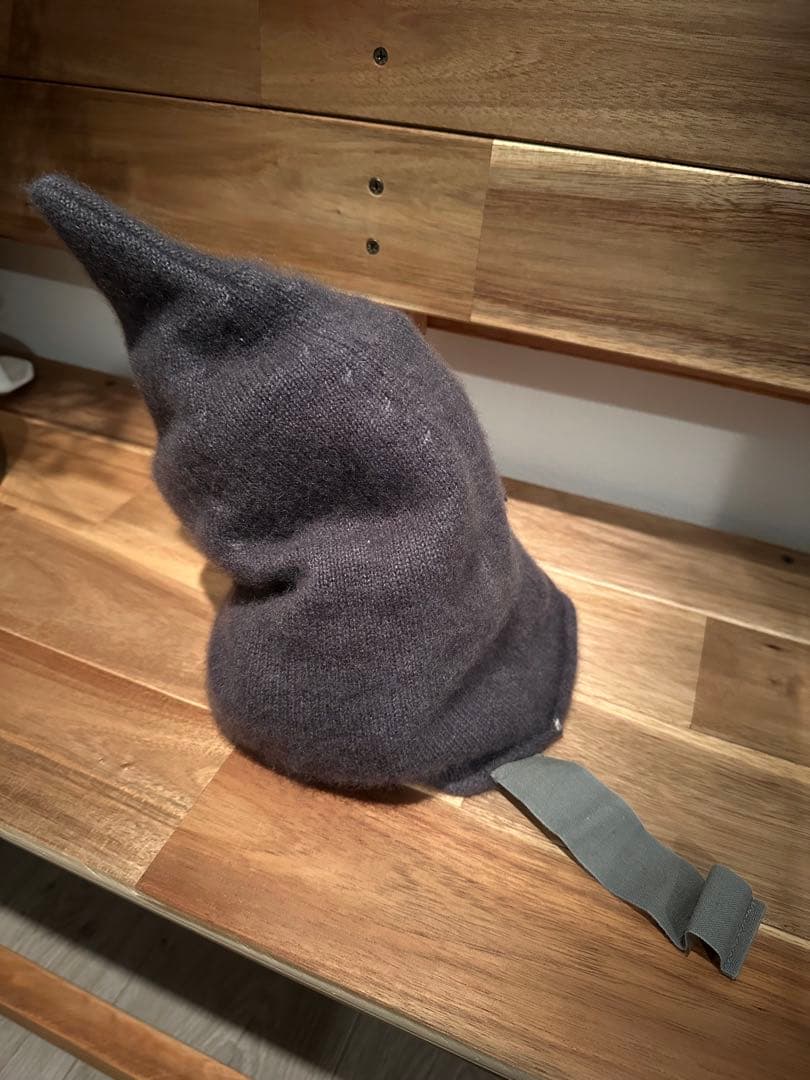 LM altieri カシミヤ ニット帽 保存袋付き