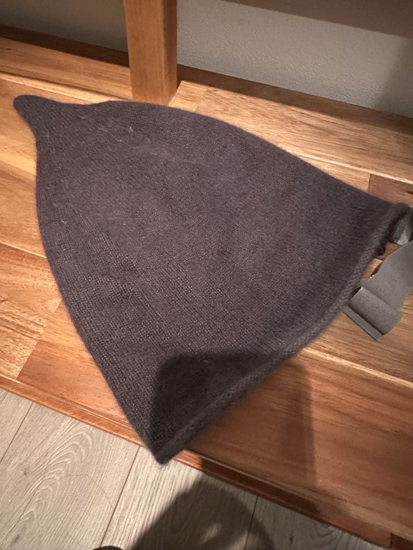 LM altieri カシミヤ ニット帽 保存袋付き