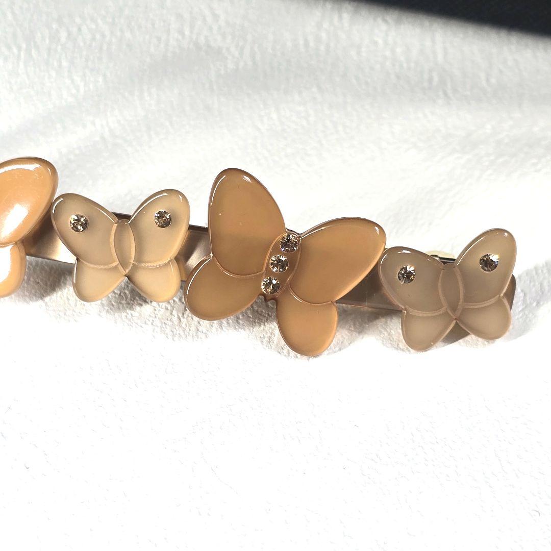 アレクサンドル ドゥ パリ　バレッタ　立体モチーフ　バタフライ