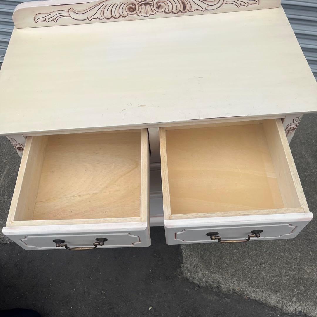 【送料込】英国アンティーク調　タンス　チェスト　北欧風　家具