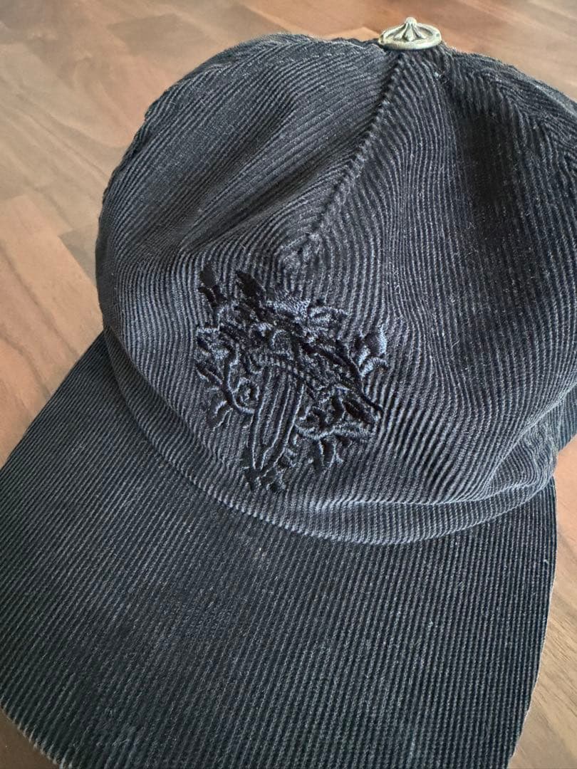 Chrome Hearts TRUCKER CAP ダガー刺繍レザーストラップ
