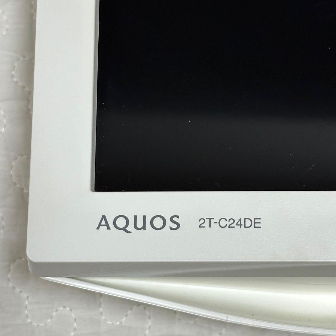 SHARP 液晶テレビ　2T-C24DE-W ホワイト　2021年製　24V型