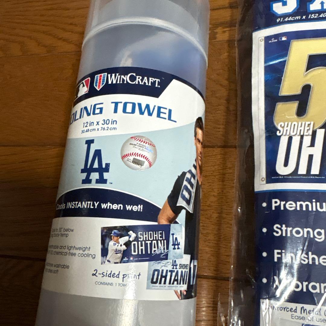 大谷翔平　50-50 グッズ　8点 タオル　フラッグ　ピンバッジ ユニフォーム