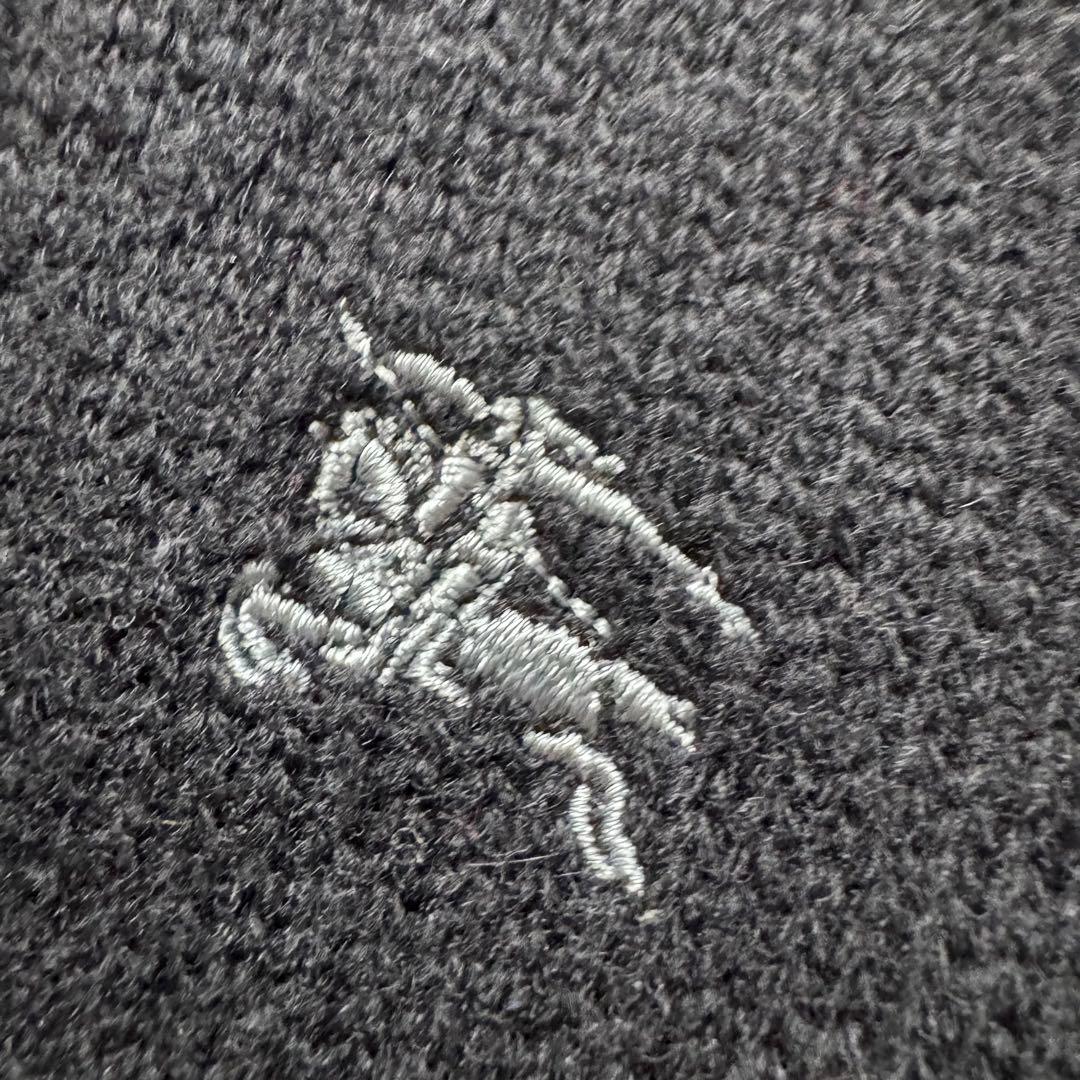 希少　バーバリーロンドン　ニット　タートルネック　ブラック　ホースロゴ　Lサイズ