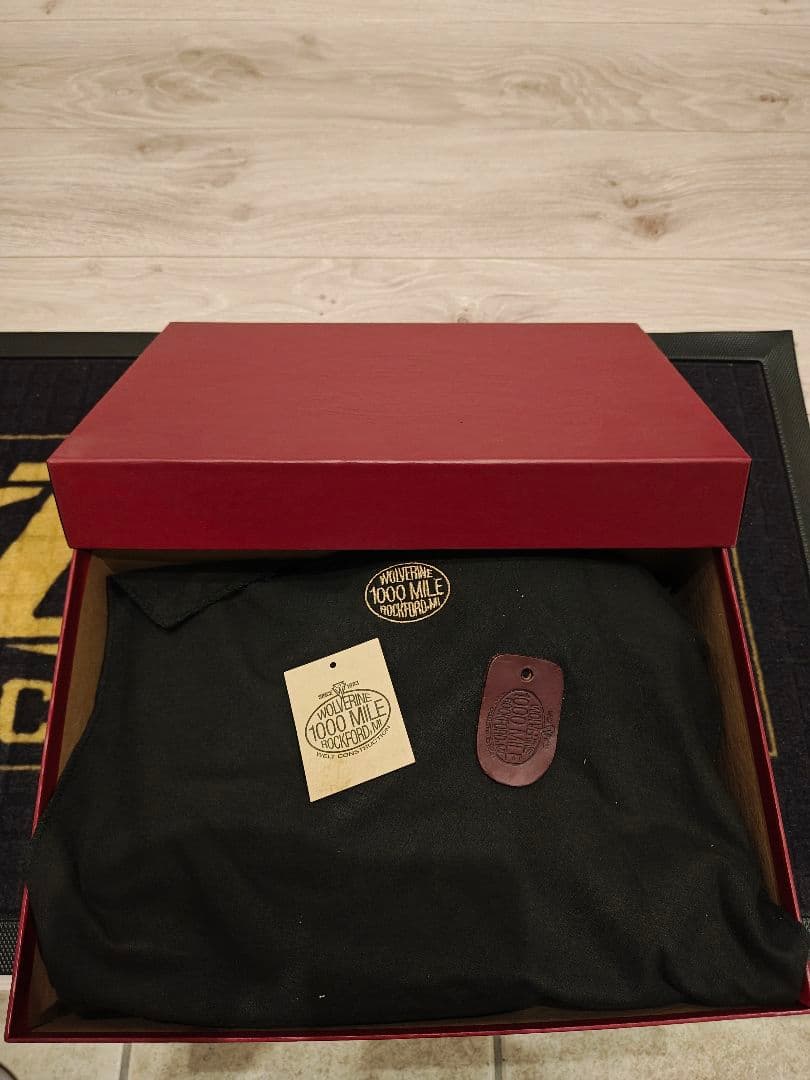 1000 MILE ブーツ バーガンディ 8.5