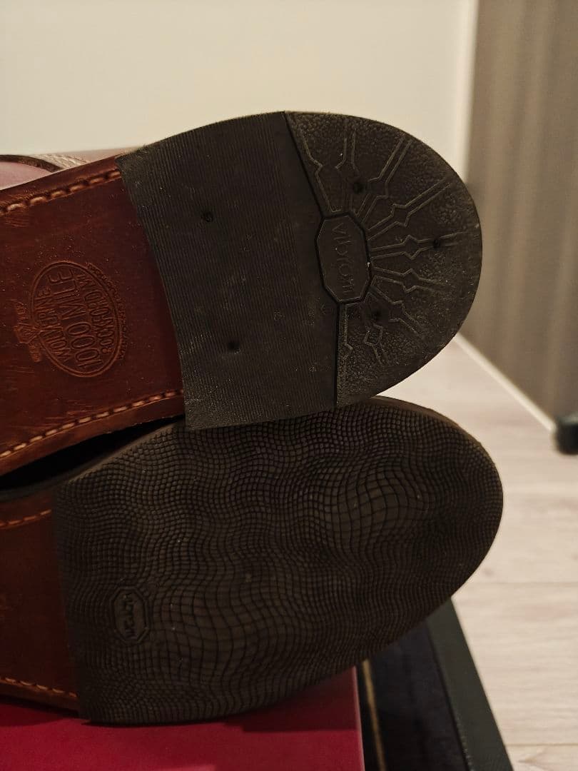 1000 MILE ブーツ バーガンディ 8.5