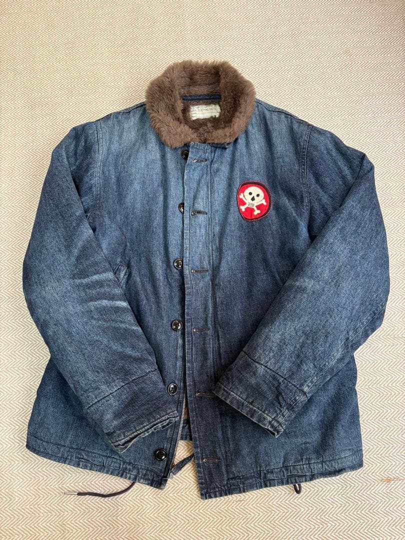 Toys McCoy✕WAREHOUSEデニムデッキジャケット(40-Lサイズ)