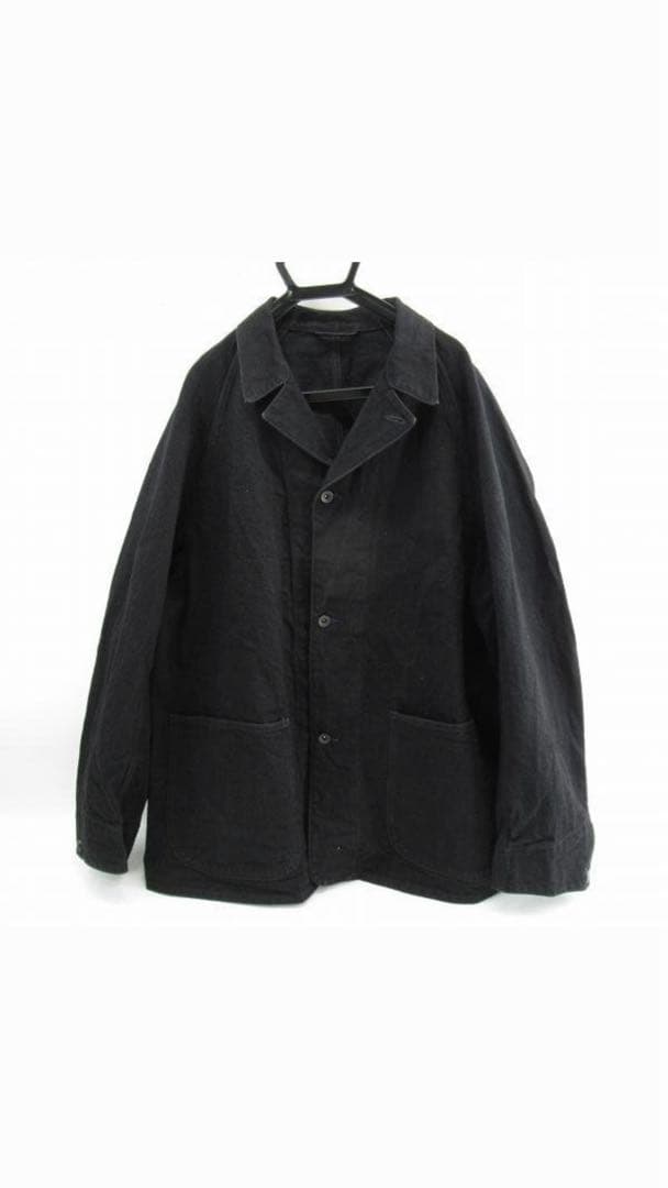 COMOLI(コモリ) ブラックデニム ワークジャケット　25AW サイズ3