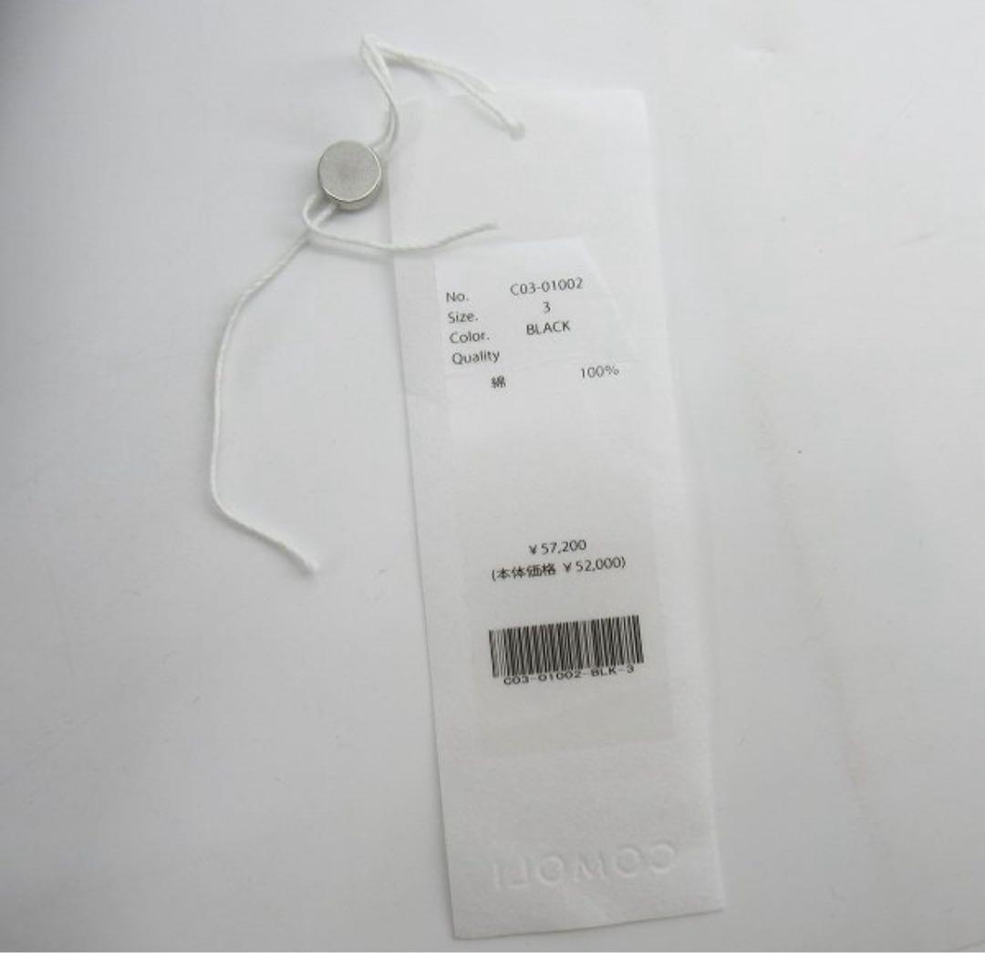 COMOLI(コモリ) ブラックデニム ワークジャケット　25AW サイズ3