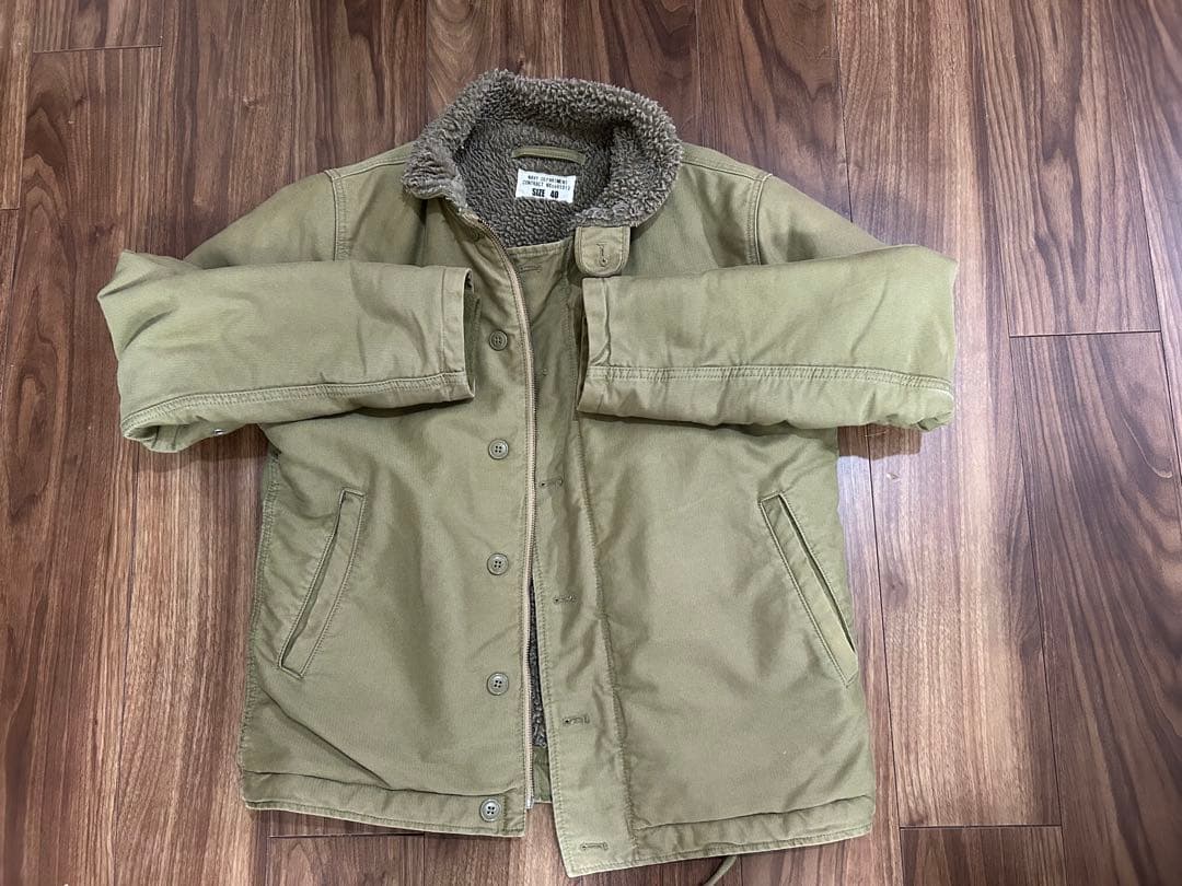 WAIPER]米海軍 U.S.NAVY N-1 デッキジャケット