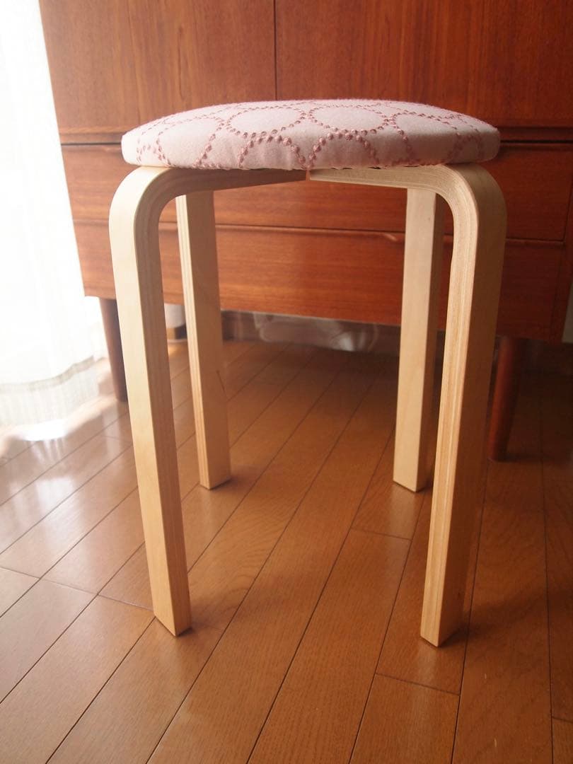 tamtamさん専用 ミナペルホネン ハンドメイド 丸スツール 2脚セット 生地