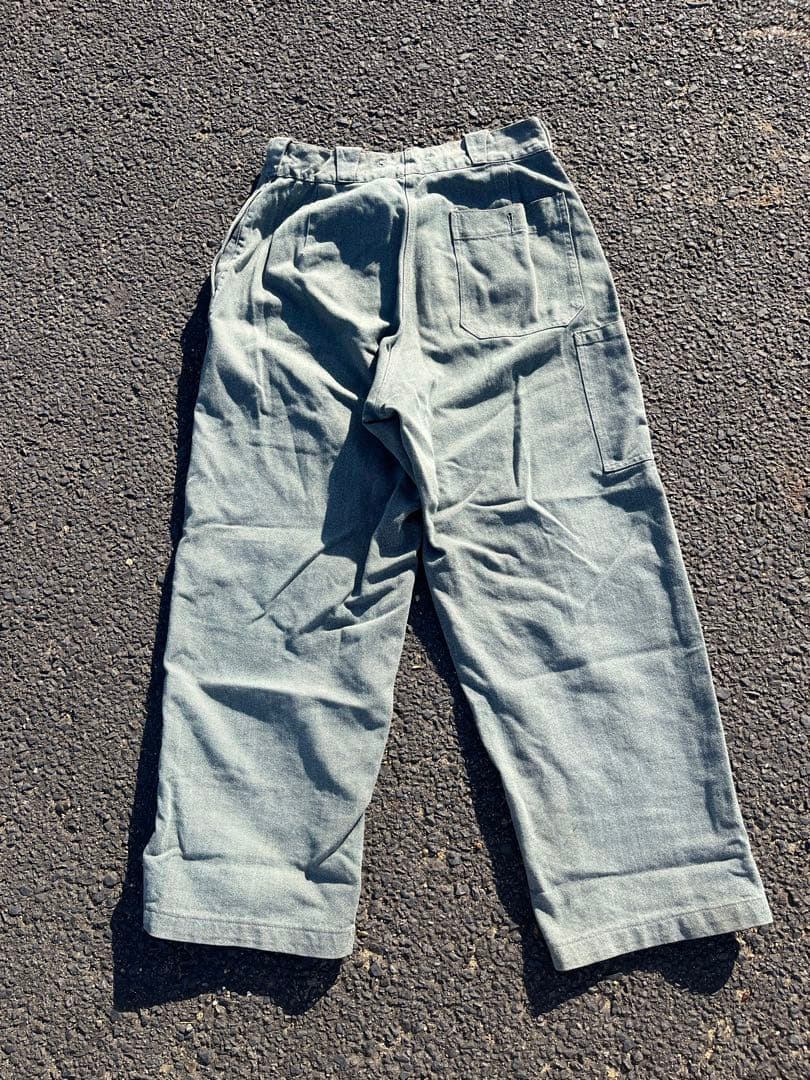 スイス軍 70s デニム ワークパンツ ヴィンテージ ミリタリー 軍パン
