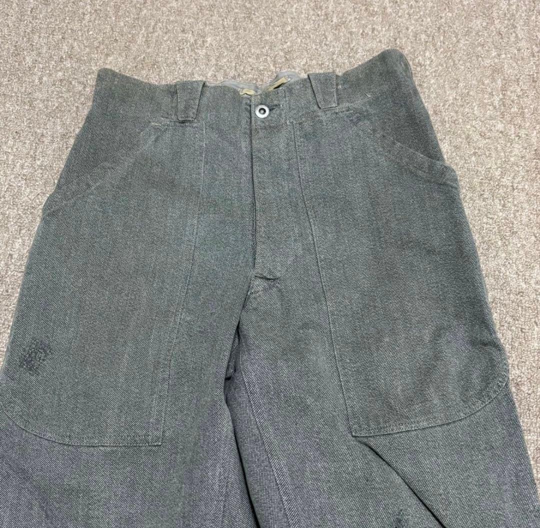 スイス軍 70s デニム ワークパンツ ヴィンテージ ミリタリー 軍パン