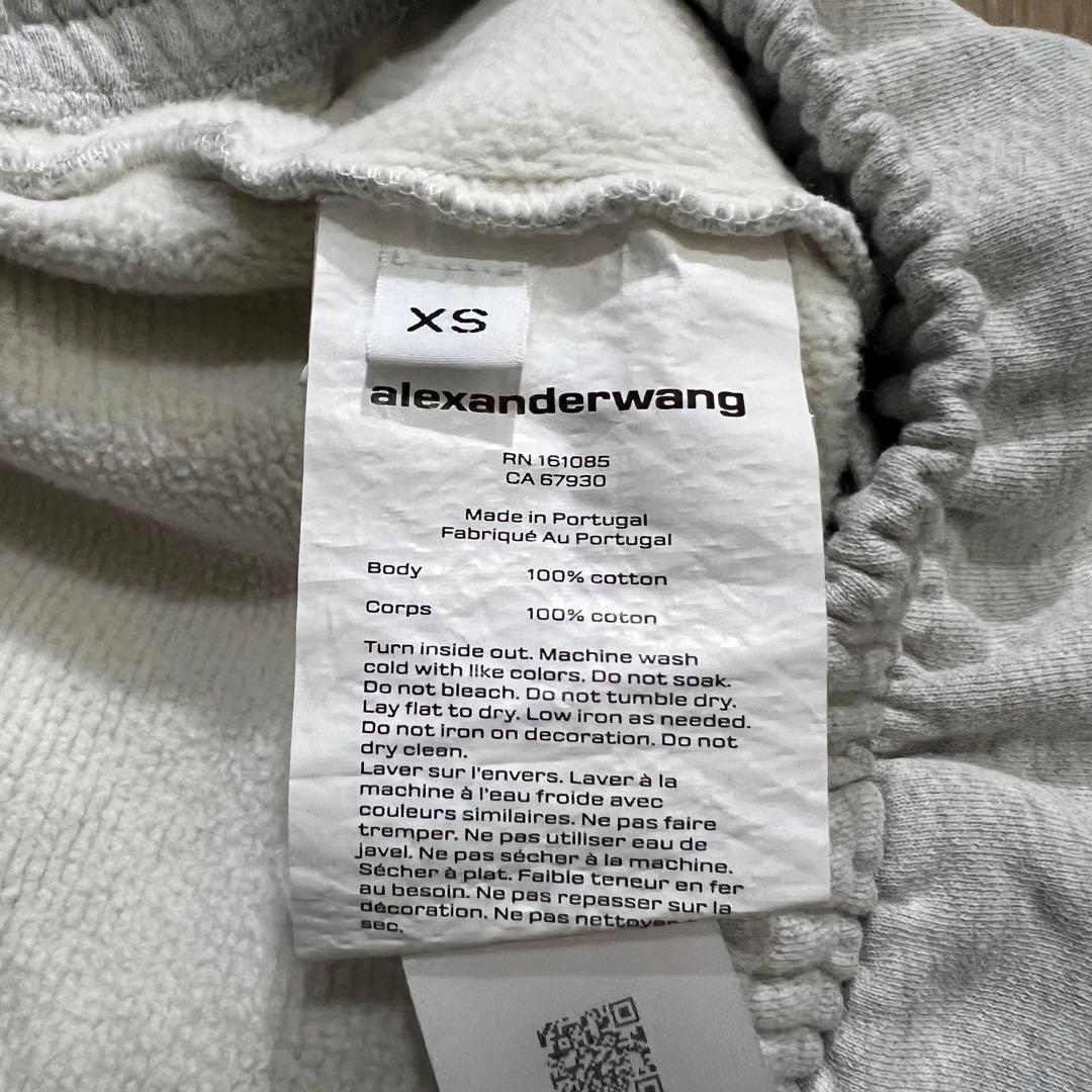 ALEXANDER WANG スウェット パンツ 現行品 オーバーサイズ グレー