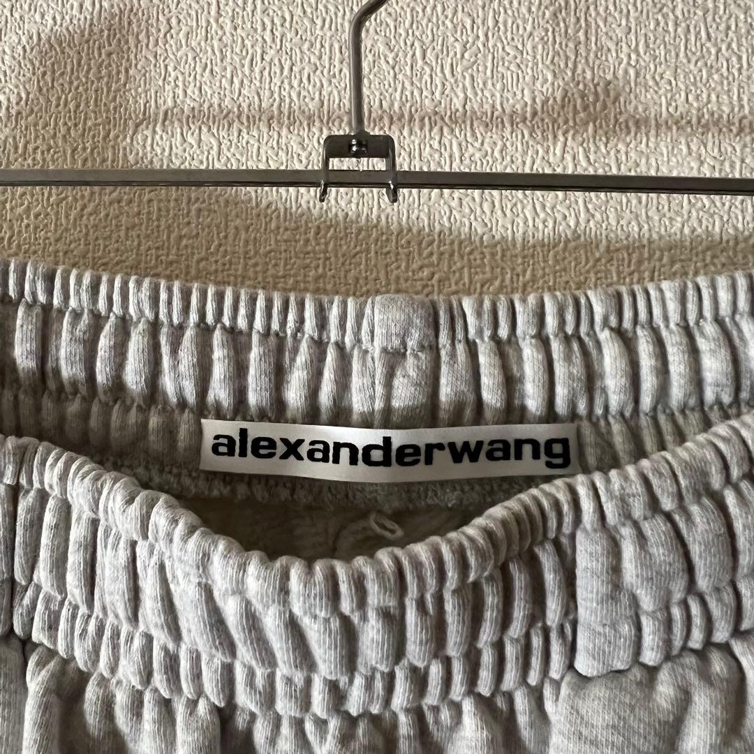 ALEXANDER WANG スウェット パンツ 現行品 オーバーサイズ グレー