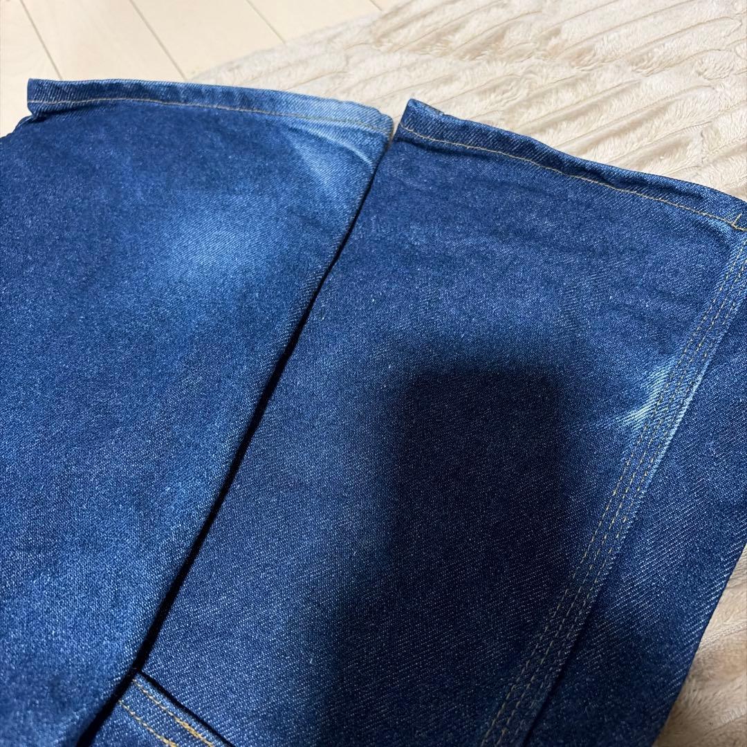 濃紺　Carhartt ペインター　ダブルニー　32×32 デニムブルー