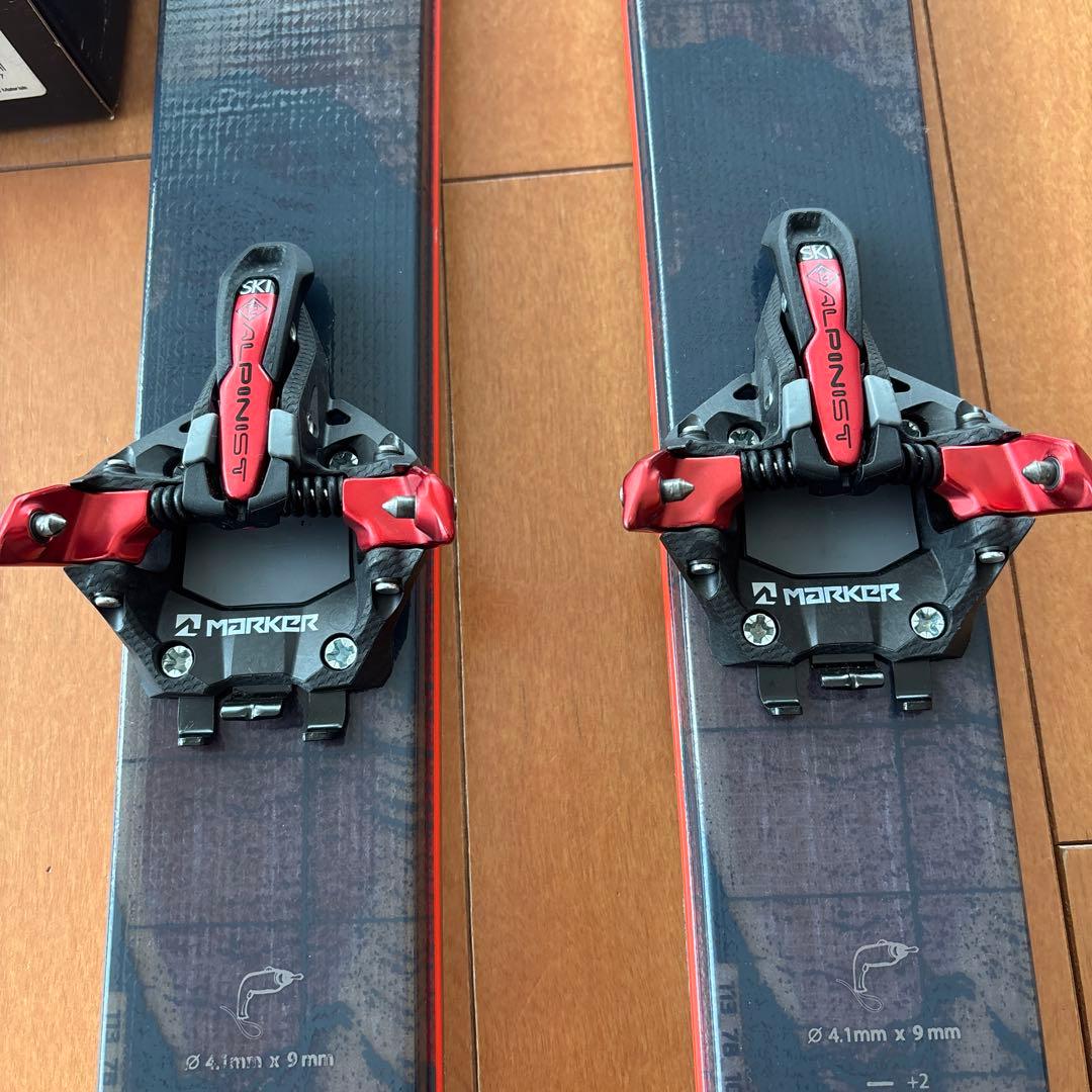 アトミック　バックランド　バックカントリー　スキー　シール付き