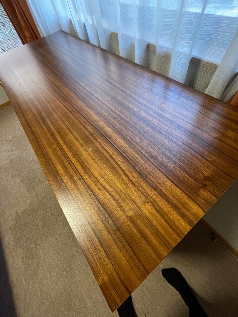 ブラウン木製チェスト 4段