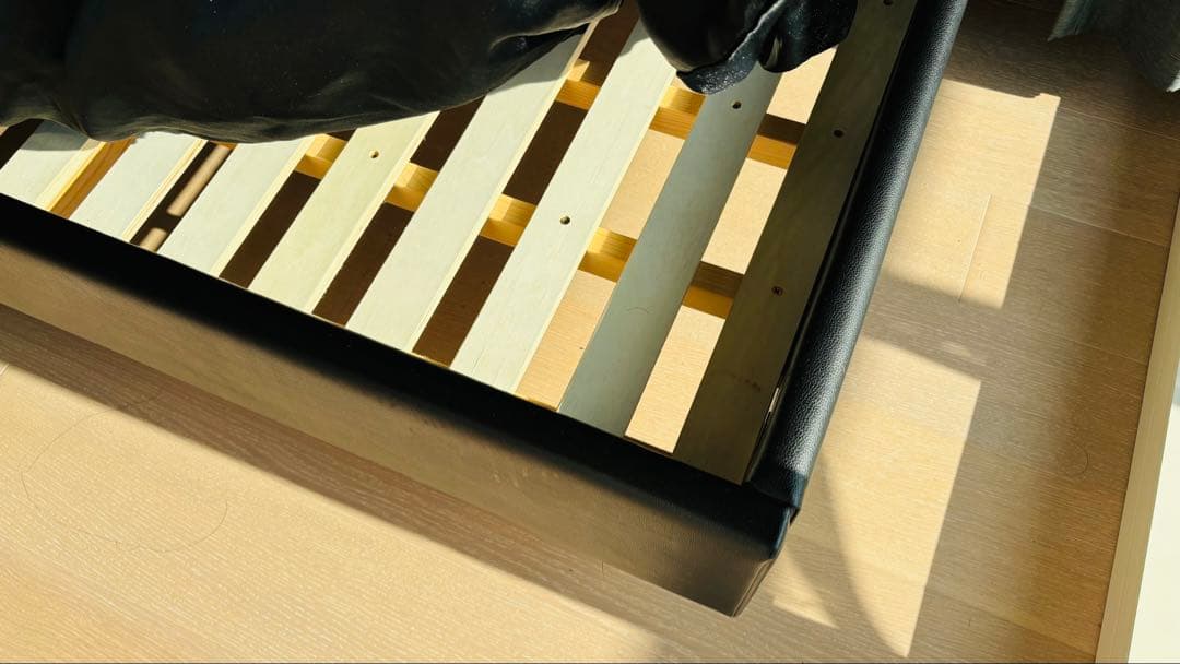 3*★様 レザー　ダブルベッド　フレーム＆マットレス