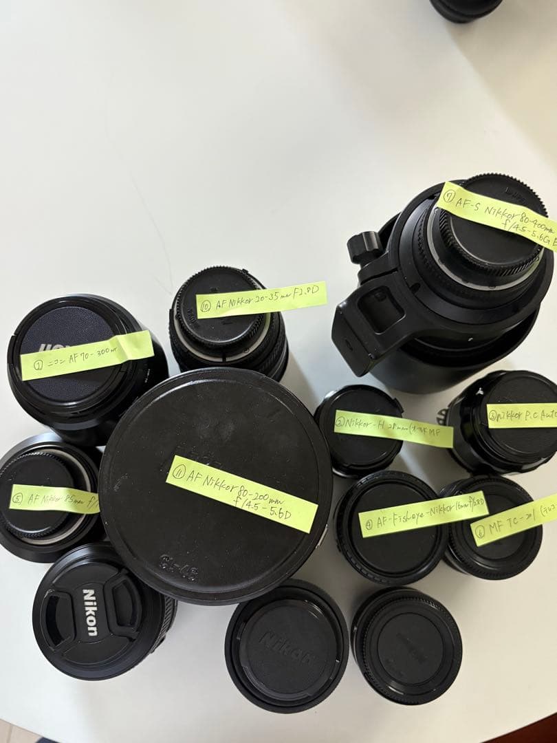 【ジャンク品】Nikon レンズまとめ売り（AF / MF 含む）