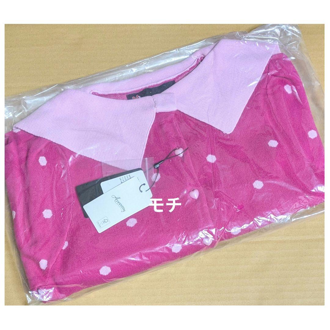アリーム ディズニー ミニー ドットカーディガン 新品