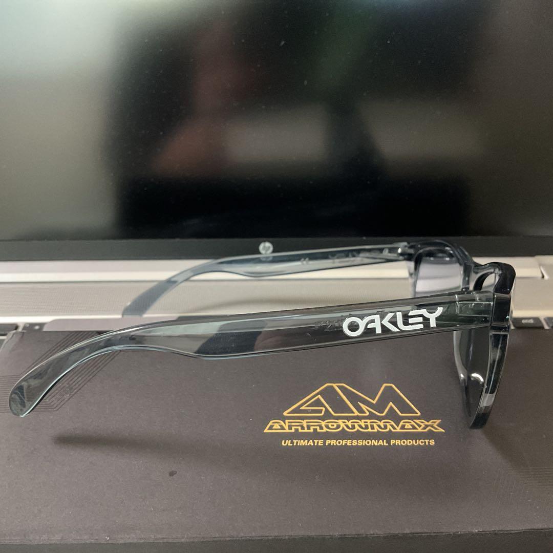 OAKLEYオークリ✨ Frogskinsフロッグスキン✨青ブルー✨ダーククリア