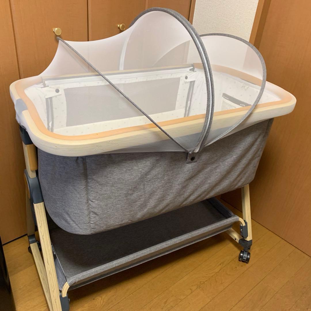 ベビーベッド　HZDMJ 送料込み　折りたたみベビーベッド