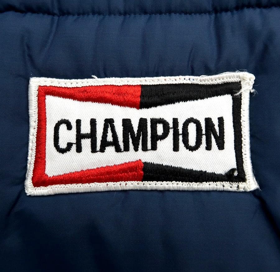 極美品 XL 70s チャンピオン オフィシャル 中綿 レーシング ベスト