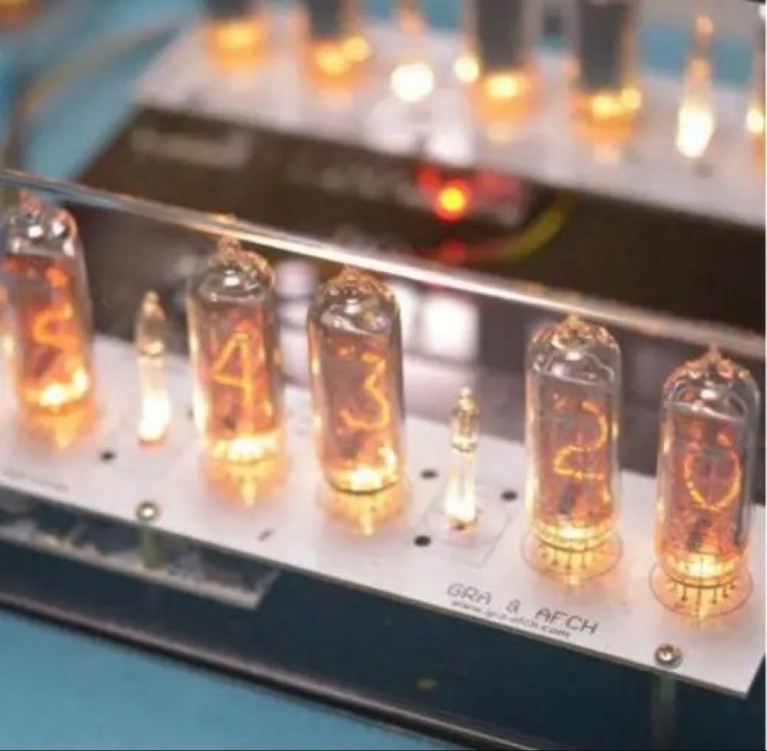 ジャンク品　ニキシー管時計